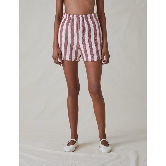 NWT Attersee The Shorts | Crimson - Red Stripe / 2 / M - Picture 1 of 4